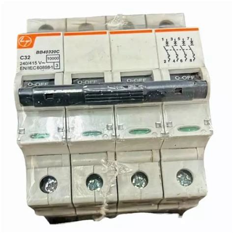Reliable BB40320C LT 32A 4 Pole MCB Supplier in Ahmedabad