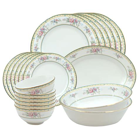 Noritake Japan – Premium and Luxurious Porcelain Dinner Set of 21 pcs ...