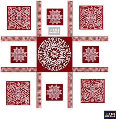 Buy Rangoli Sticker, kolam Sticker for : Wall, Tiles, Floor, Steel ...