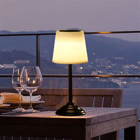 Solar Table Lamp Outdoor Table Lamp Rechargeable Table Lamp ...