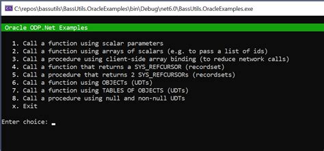 Oracle Examples 的图像结果