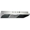 AKDY 24-in Convertible 176-CFM Stainless Steel Under Cabinet Range Hood ...
