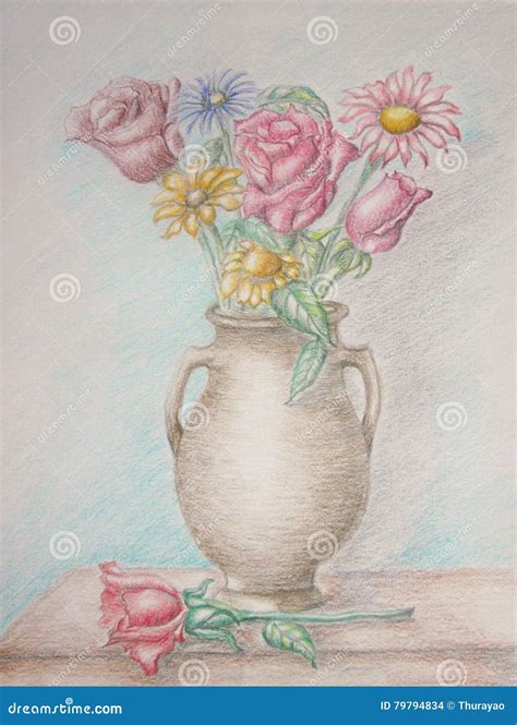 Still Life Drawing Easy Flower at Wilfred Tipton blog