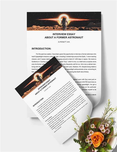 Interview Essay Sample 的图像结果