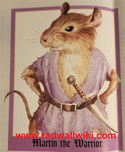 Martin the Warrior | Redwall Wiki | Brian Jacques and Redwall ...