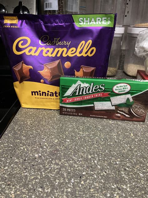 Never had this flavor of andes mints but they are awesome also ...