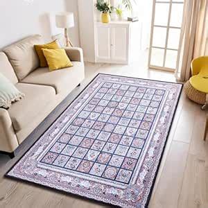 Buy Status Contract Ice Velvet Rugs for Living Room | (Print) Carpet ...