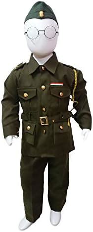 Buy BookMyCostume Cotton Subhash Chandra Bose Freedom Fighter Kids ...