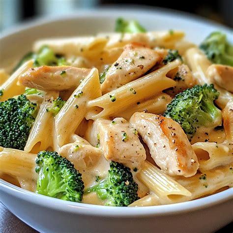 Easy Creamy Broccoli and Chicken Penne Recipe - Kitchen Scroll