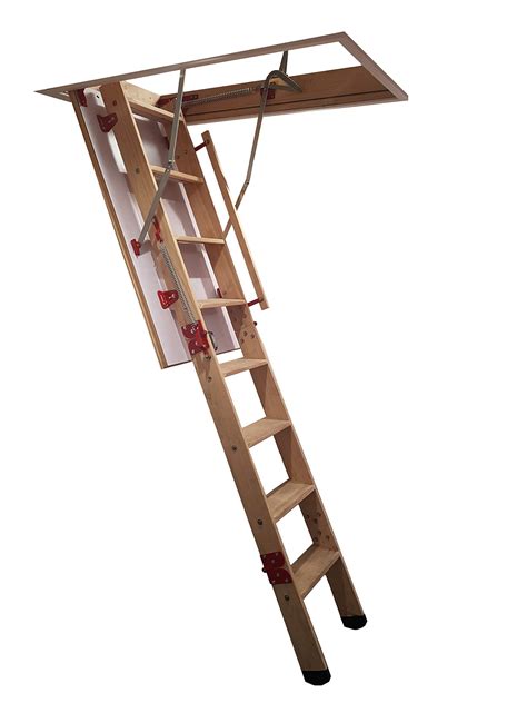 Bps Grand Wooden Loft Ladder 1280mm X 700mm Floor To | Desertcart INDIA