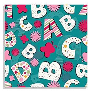 Canvas Wall Art Painting Alphabets Butterfly UnFramed Decor for Home ...