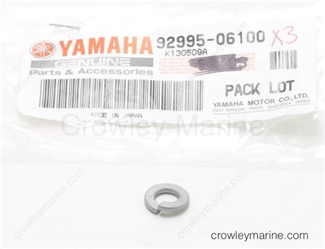 92995-06100-00 Spring Washer - Yamaha Motors | Crowley Marine