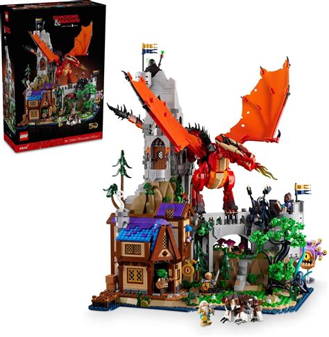 Amazon.com: LEGO Ideas Dungeons & Dragons: Red Dragon’s Tale Building ...