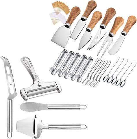 Amazon.com: Luxury Charcuterie Board Accessories Set: Includes Wooden ...