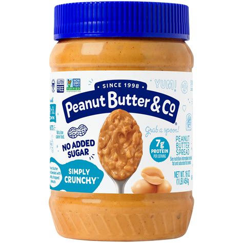 Peanut Butter & Co.® Simply Crunchy™ Peanut Butter Spread 16 oz. Jar ...