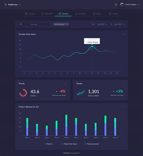 Image result for Statistics Dashboard Examples