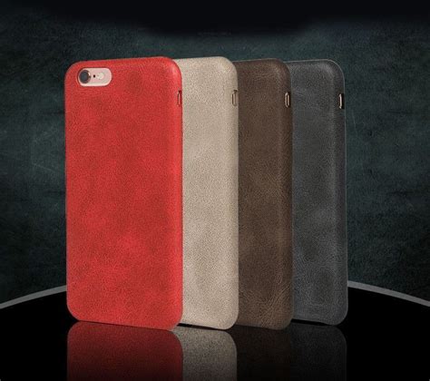 Usams ® Apple iPhone 6 / 6S Ultra-thin Elegant Grained Leather Case ...