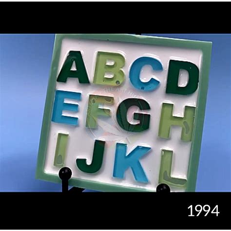 Arteria. Plain Alphabets & Numbers Mould Without Holes