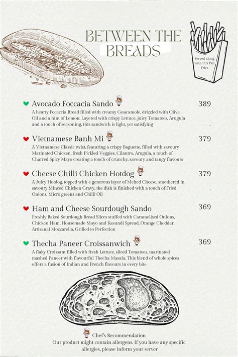 Menu at Ekaiva Bakehouse & Studio, Bhubaneswar