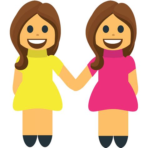 Girls Holding Hands Emoji