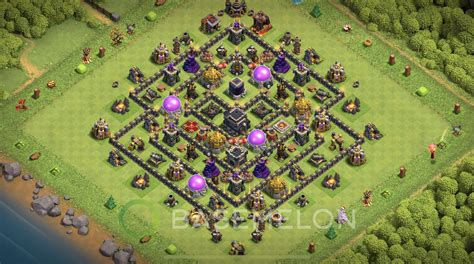 Town Hall 9 Farm COC Base Layout with Copy Link • TH9, Anti 3 Stars ...