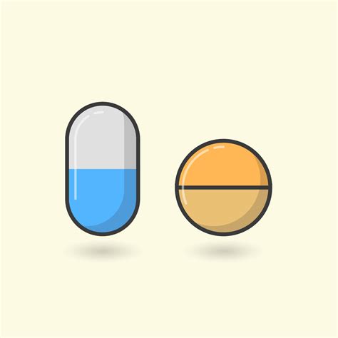 Drugs and pills vector clip art illustration. 13349399 Vector Art at ...