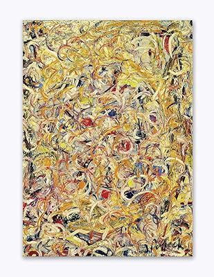 Tamatina Jackson Pollock Art Canvas Paintings | Blue Poles | Modern ...