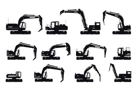 Construction machine icon set | Premium Vector