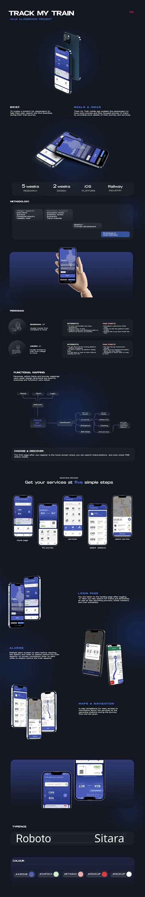 TRACK MY TRAIN APP on Behance