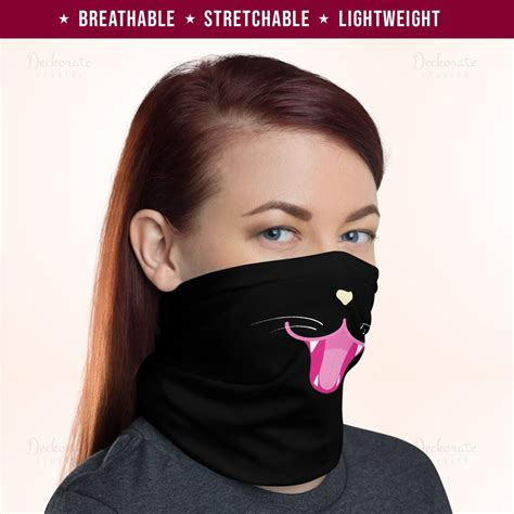 Black Cat Face Mask Cute Halloween Cat Mask Animal Cat - Etsy