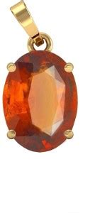 global gem testing lab Hessonite Garnet Pendent Gold-plated Garnet ...
