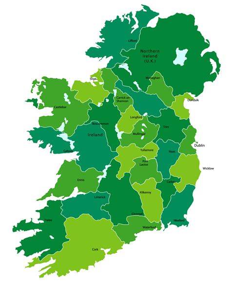 Ireland Map - Guide of the World