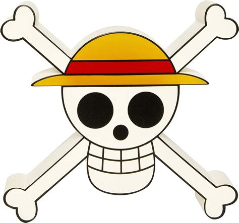 Amazon.com: ABYSTYLE One Piece Anime 3D Straw Hat Jolly Roger Skull ...