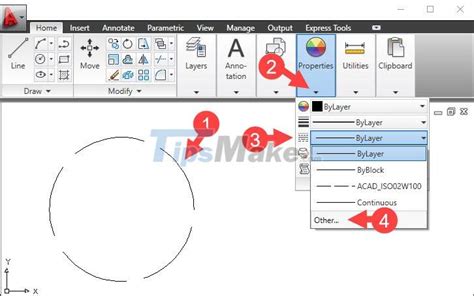AutoCAD Make Line Dashed 的图像结果