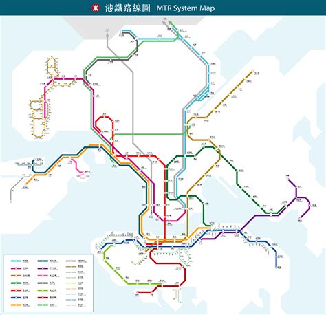 香港地铁图全图打印图片