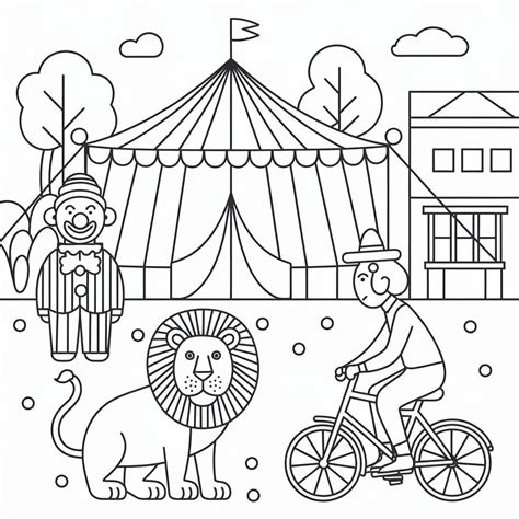 Circus coloring pages - ColoringLib