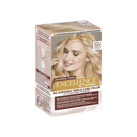 Loreal Paris Excellence Cream Universal Nudes 10U Nudes Lightest Blonde