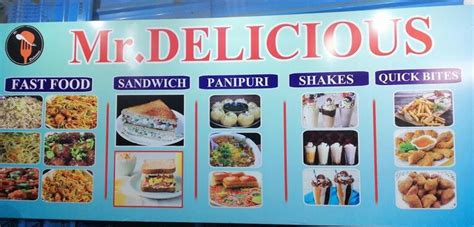 Menu at Mr Delicious food court, Hanamkonda