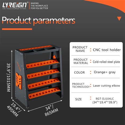 LYREIGN 5-Row CNC Tool Rack, Mechanics CNC Tool Holder India | Ubuy