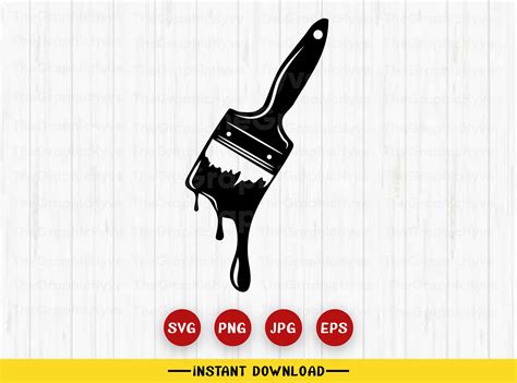 Paintbrush Dripping Paint Dripping Paint Brush PNGs For Free Download