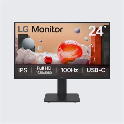 LG 24” IPS Full HD monitor with USB-C