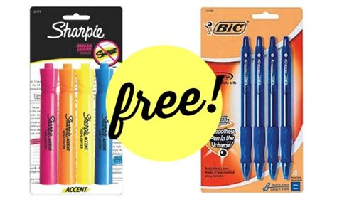 Office Depot/Office Max: FREE Sharpie Highlighters & Bic Pens ...