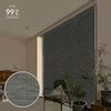 GoDear Design 4-Panel Single Rail 23-in Slat Width 86-in x 96-in ...
