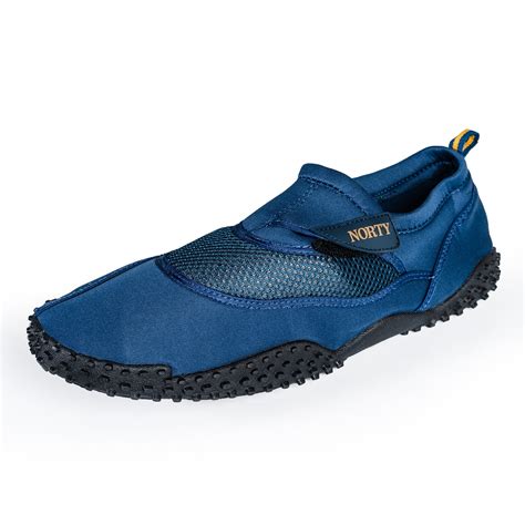 Norty Men's Big Size 13-15 Aqua Sock Water Shoes - Waterproof, Superior ...