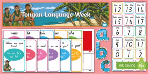 Activities for Tongan Language Week Ideas | NZ Resource Pack