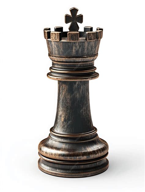 Vintage Rook Chess Piece quotVintageinspired Rook chess piece | Premium ...