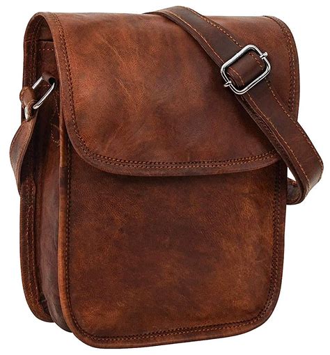 Buy Anshika International Girl's Leather Cross Body Sling Bag Brown ...