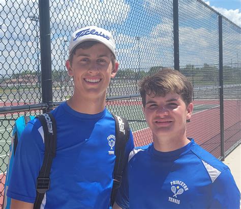 BCR boys state tennis preview: Princeton’s Tyson Phillips, Chase Sims ...