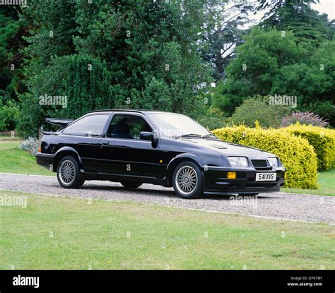 Ford Sierra RS500 Cosworth Road Car 1987 in Black at beaulieu motor museum mk1 1st generation ...