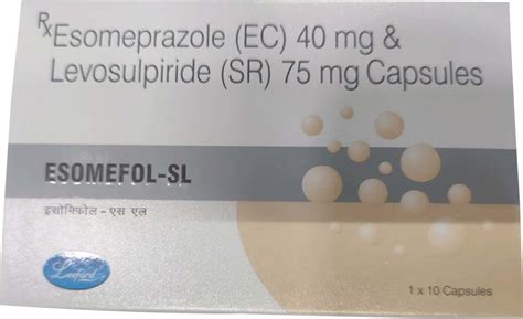 Esomefol Sl Strip Of 10 Capsules: Uses, Side Effects, Price & Dosage ...
